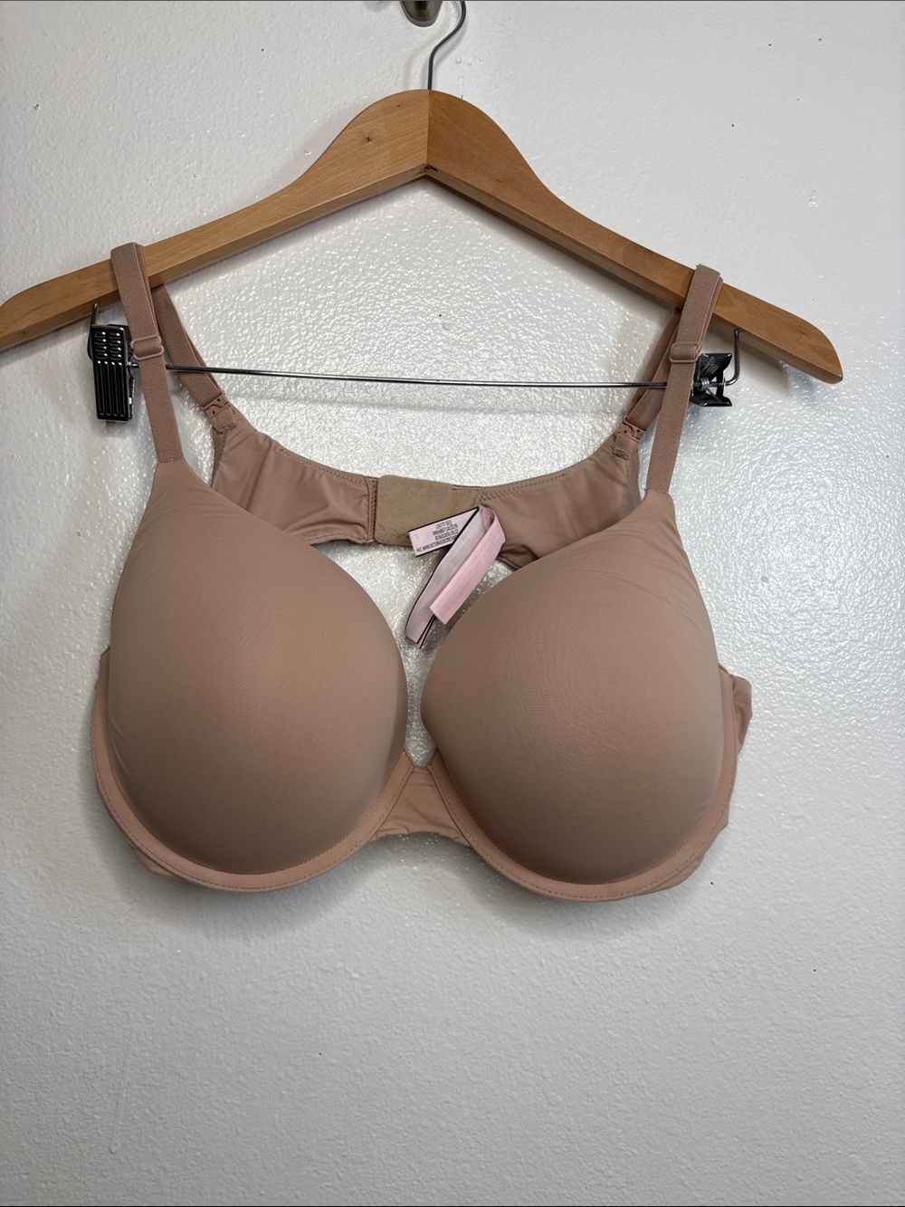 Victoria's Secret Biege T-Shirt Push-Up Full Coverage Bra Women Size 40C BLEMISH